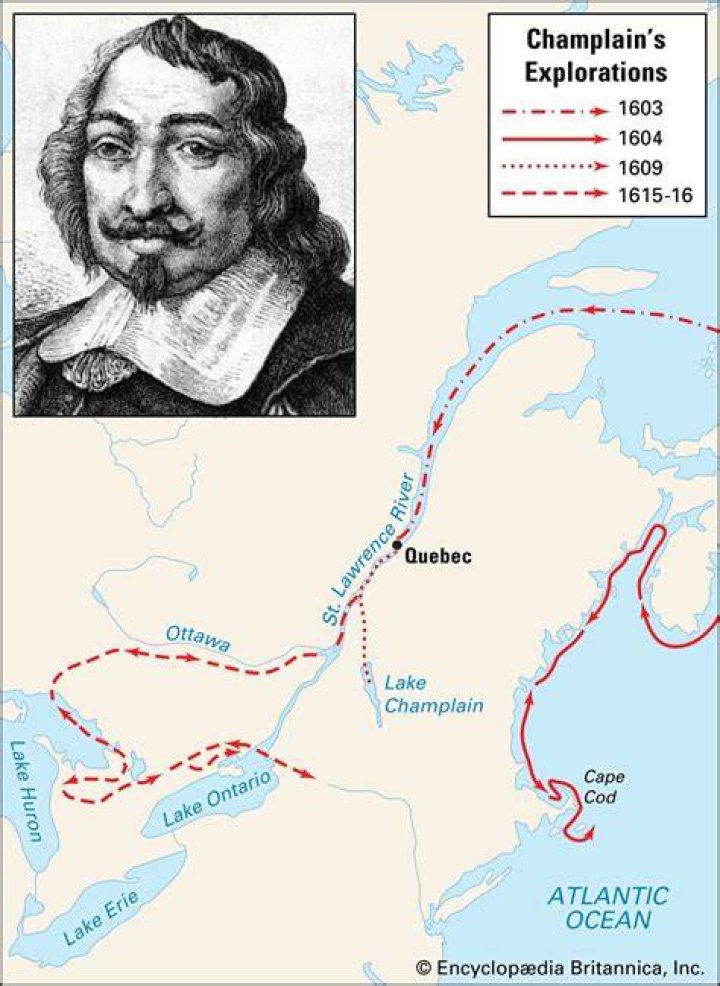 What did Champlain discover?